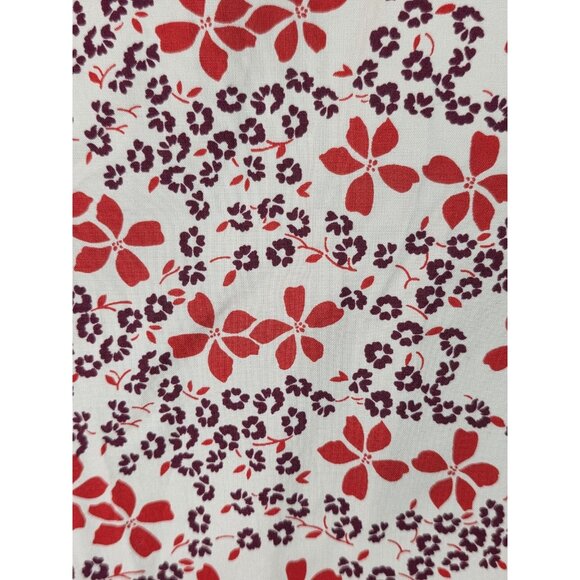 GAP Women's Skirt Size 16 Pink Floral Pencil Side Slits Pockets Skirt - Picture 5 of 9